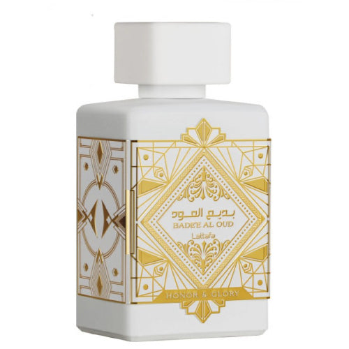 Lattafa Bade'e Al Oud Honor & Glory Eau de Parfum – verpakking