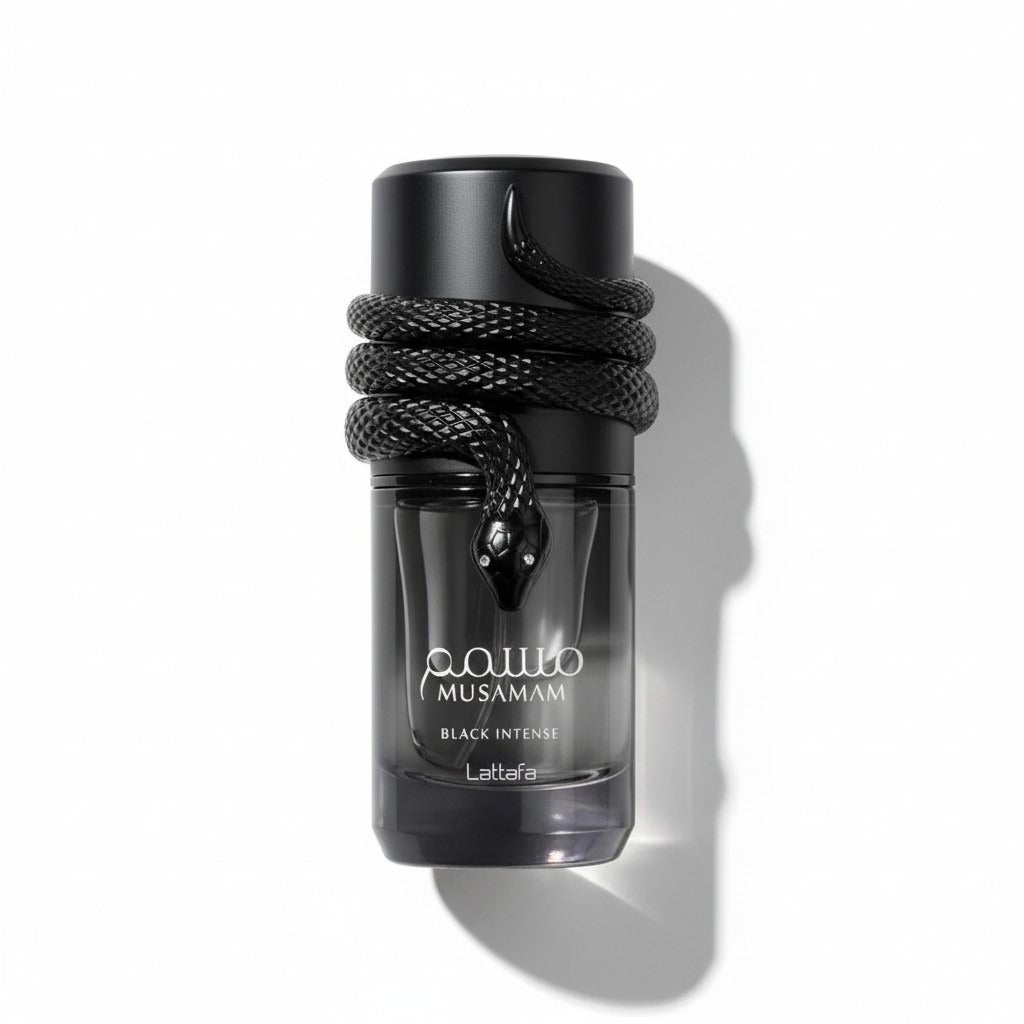 Lattafa Musamam Black Intense Eau de Parfum – verpakking