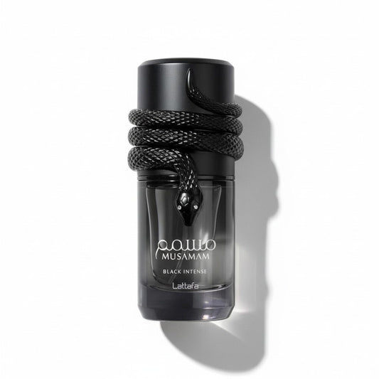 Lattafa Musamam Black Intense Eau de Parfum – verpakking