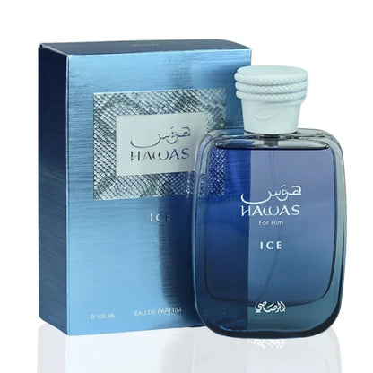 Rasasi Hawas Ice Eau de Parfum – verpakking